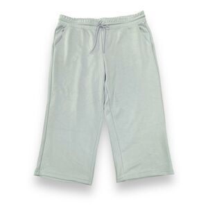 Women's Light Mint Wide-Leg Sweatpants